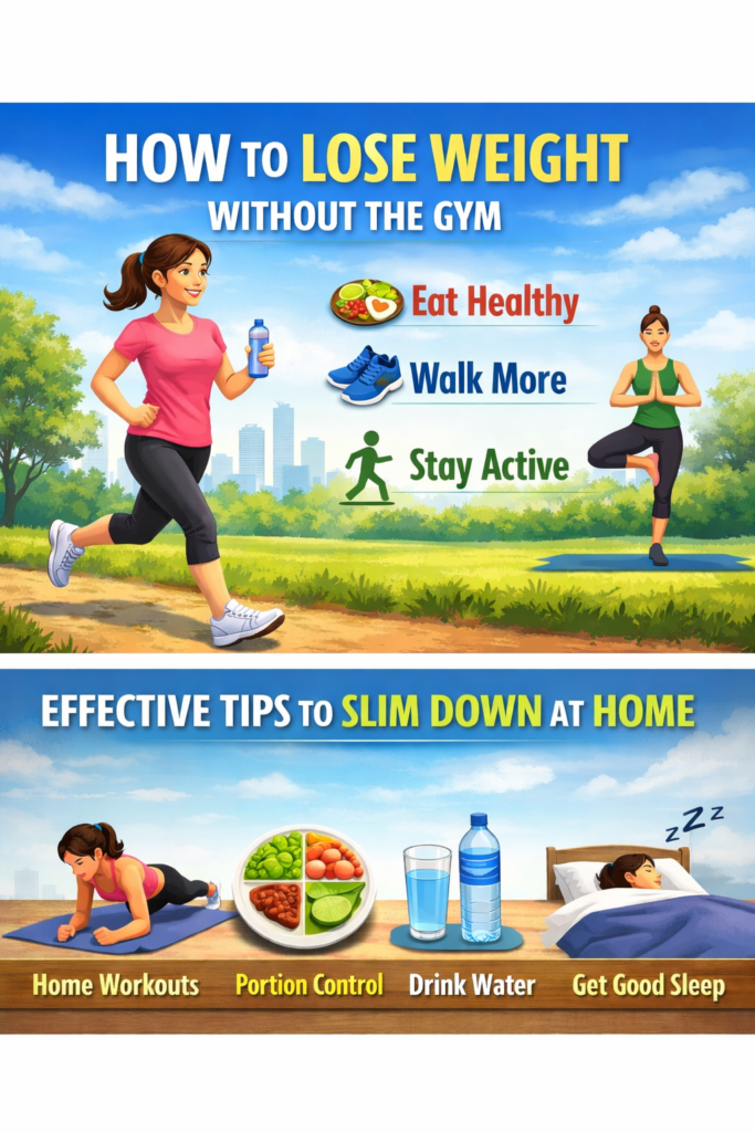 lose weight fast at home without gym 