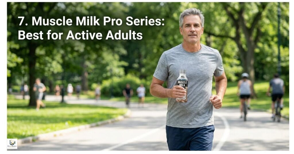 7. Muscle Milk Pro Series: Best for Active Adults
