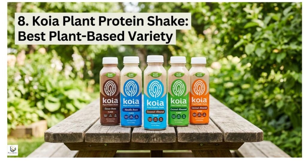 8. Koia Plant Protein Shake: Best Plant-Based Variety