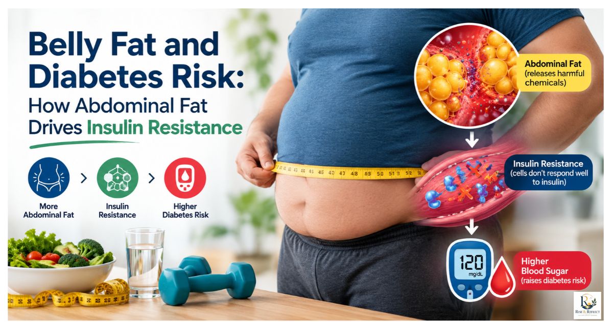 Belly Fat and Diabetes Risk: How Abdominal Fat Drives Insulin Resistance